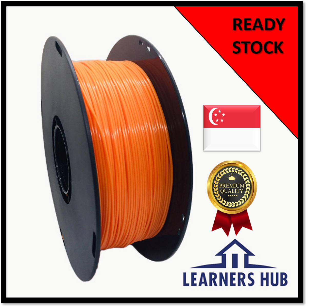 1KG 1.75mm Orange PLA Filament