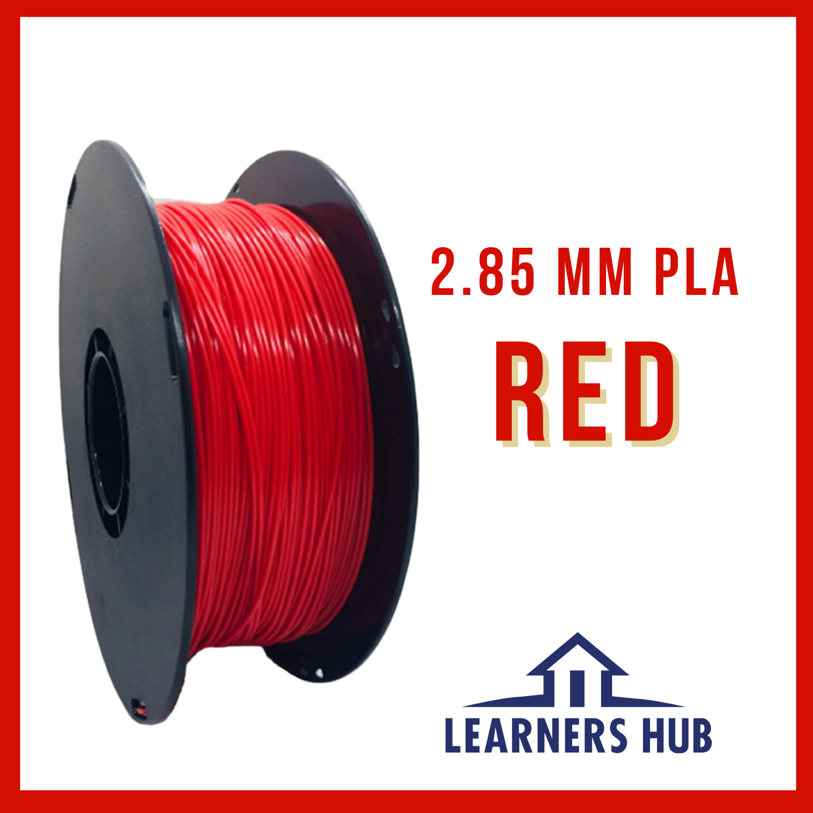 1KG 2.85mm Red PLA Filament