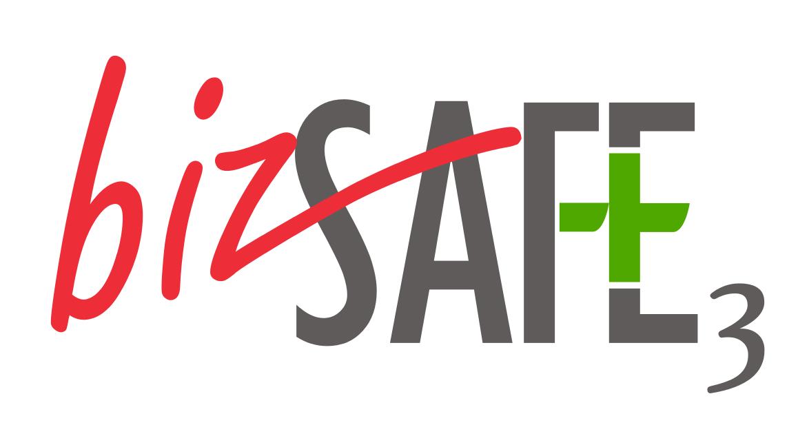 bizSAFE Logo Vinyl Stickers (Level 3/4/Star)