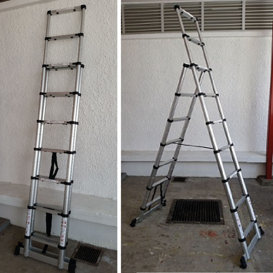 telescopic ladder 7m