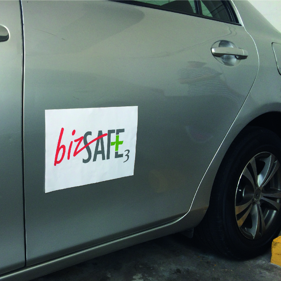 bizSAFE Logo Vinyl Stickers (Level 3/4/Star)